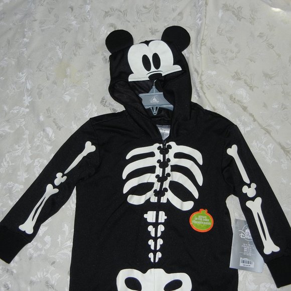 Disney Store Glow in the Dark Mickey mouse Costume size 3 NEW gloves - Picture 3 of 4